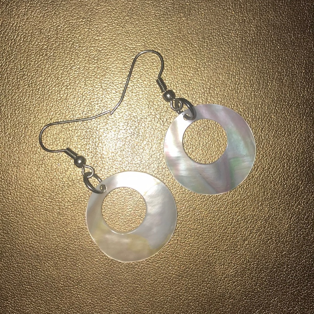 Handmade shell hoops